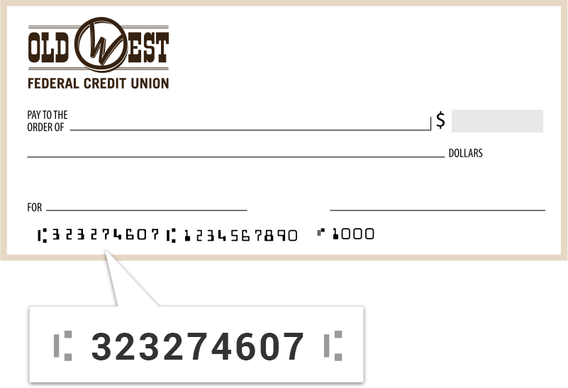 Routing Number Example